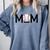 Loud & Proud Baseball Mom Softball Mother Women Mommy Comfort Colors Sweatshirt Denim