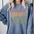 Loudmouth Baseball Mom Sports Cute Text Comfort Colors Sweatshirt Denim