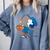Lucy Van Pelt Baseball Catch Comfort Colors Sweatshirt Denim