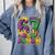 Mardi Gras Six Seven Baseball Drip Number 6 7 Meme Comfort Colors Sweatshirt Denim Mardi Gras Six Seven Baseball Drip Number 6 7 Meme Comfort Colors Sweatshirt Denim