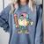 Melted Ice-Cream Baseball Mascot Pastel Pop Comfort Colors Sweatshirt Denim Melted Ice-Cream Baseball Mascot Pastel Pop Comfort Colors Sweatshirt Denim