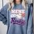 Meme Rookie Of Year 1st Birthday Baseball Theme Matching Comfort Colors Sweatshirt Denim