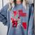 Mike Trout Los Angeles A MLB Baseball Players MLBMTR304N Comfort Colors Sweatshirt Denim