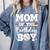 Mom Of The Birthday Boy Baseball Bday Family Comfort Colors Sweatshirt Denim Mom Of The Birthday Boy Baseball Bday Family Comfort Colors Sweatshirt Denim