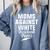 Moms Against Baseball Pants Present For Baseball Moms Comfort Colors Sweatshirt Denim