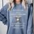 Mothering Boys Messy Loud Chaotic Baseball Mom Premium Comfort Colors Sweatshirt Denim