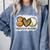 Peace Love Baseball Mom Leopard Print Mother's Day Comfort Colors Sweatshirt Denim Peace Love Baseball Mom Leopard Print Mother's Day Comfort Colors Sweatshirt Denim