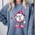 Pink Ribbon Baseball Breast Cancer Awareness Comfort Colors Sweatshirt Denim Pink Ribbon Baseball Breast Cancer Awareness Comfort Colors Sweatshirt Denim