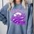 Port Neches-Groves High School PNG Indians Baseball Mom Comfort Colors Sweatshirt Denim