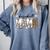 Preppy Baseball Mama Coquette Bow Game Day Mom Mother Comfort Colors Sweatshirt Denim Preppy Baseball Mama Coquette Bow Game Day Mom Mother Comfort Colors Sweatshirt Denim