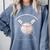 PROUD BASEBALL MOM Comfort Colors Sweatshirt Denim