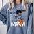 Proud Baseball MOM Sports & Softball Nostalgia Comfort Colors Sweatshirt Denim Proud Baseball MOM Sports & Softball Nostalgia Comfort Colors Sweatshirt Denim