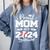 Proud Mom Of a 2024 Senior Baseball Mom 2024 Graduate Premium Comfort Colors Sweatshirt Denim Proud Mom Of a 2024 Senior Baseball Mom 2024 Graduate Premium Comfort Colors Sweatshirt Denim