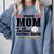 Proud Mom Of An Awesome Baseball Player Baseball Mom Comfort Colors Sweatshirt Denim