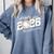 Proud Senior Grandma Class Of 2026 Baseball Graduate Leopard Comfort Colors Sweatshirt Denim