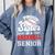 Proud Sister Of A Baseball Senior Class Of 2026 Graduation Comfort Colors Sweatshirt Denim