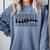 Retro Baseball Mama Groovy Baseball Mom Comfort Colors Sweatshirt Denim