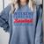Retro Baseball Mom Mother's Day Weekend Forecast Baseball Comfort Colors Sweatshirt Denim Retro Baseball Mom Mother's Day Weekend Forecast Baseball Comfort Colors Sweatshirt Denim