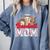 Retro Coffee Baseball Mama Mother's Day Baseball Mom Premium Comfort Colors Sweatshirt Denim
