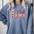 Retro Tball Mama Art Baseball Mom Softball Comfort Colors Sweatshirt Denim Retro Tball Mama Art Baseball Mom Softball Comfort Colors Sweatshirt Denim