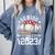 Senior 23 Baseball Mom Class Of 2023 Graduated Mother's Day Comfort Colors Sweatshirt Denim