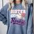Sister Rookie Of Year 1st Birthday Baseball Theme Matching Comfort Colors Sweatshirt Denim Sister Rookie Of Year 1st Birthday Baseball Theme Matching Comfort Colors Sweatshirt Denim