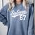 Six Seven Baseball Style Number 67 Sports Slang Meme Kids Comfort Colors Sweatshirt Denim Six Seven Baseball Style Number 67 Sports Slang Meme Kids Comfort Colors Sweatshirt Denim