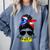 Softball Mom Puerto Rican Mom Spanish Baseball Mom Tote Comfort Colors Sweatshirt Denim