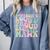 Somebody's Loud & Proud Baseball Mom Mama Sport Cute Comfort Colors Sweatshirt Denim