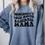 Somebody's Loud Mouth Baseball Mama Baseball Mom Comfort Colors Sweatshirt Denim