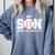 My Son Bought Me This Baseball Mom Comfort Colors Sweatshirt Denim