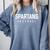 Spartans Baseball Inspired Comfort Colors Sweatshirt Denim Spartans Baseball Inspired Comfort Colors Sweatshirt Denim