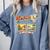 Spring Training 2026 Retro Postcard Baseball Premium Tri-Blend Comfort Colors Sweatshirt Denim
