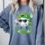 St Patrick Day Baseball Drip Ice Cream Baseball Player Men Comfort Colors Sweatshirt Denim