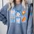 Stamps Coquette Bow Baseball Kids Youth Girls Baseball Mom Comfort Colors Sweatshirt Denim Stamps Coquette Bow Baseball Kids Youth Girls Baseball Mom Comfort Colors Sweatshirt Denim