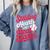 Stealing Hearts Like I Steal Bases Cute Baseball Boys Comfort Colors Sweatshirt Denim