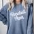 AS Tees Baseball Mom Mama Mommy Mother Comfort Colors Sweatshirt Denim