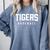 Tigers Baseball Inspired Comfort Colors Sweatshirt Denim