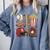 Tis The Season Baseball Mom Game Day Cheering Sports Lover Comfort Colors Sweatshirt Denim