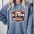 Never Underestimate An Old Man Who Plays Baseball Comfort Colors Sweatshirt Denim