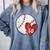 Womens Custom Baseball Mom Number 10 Heart For Mom Mommy Comfort Colors Sweatshirt Denim