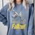 Women's Fallout TV Series Lucy Do Unto Others Baseball Bat Gamer Comfort Colors Sweatshirt Denim Women's Fallout TV Series Lucy Do Unto Others Baseball Bat Gamer Comfort Colors Sweatshirt Denim