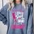 Women's Play Like A Girl Softball Baseball Girls Comfort Colors Sweatshirt Denim Women's Play Like A Girl Softball Baseball Girls Comfort Colors Sweatshirt Denim