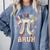 Women's Six Seven 67 Bruh 6 7 Happy Pi Day Baseball Be Irrational Comfort Colors Sweatshirt Denim