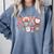 XOXO Physical Education Valentines Day Baseball Football Men Comfort Colors Sweatshirt Denim