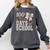 100 Days Of School Baseball 100th Day Of School Coquette Bow Comfort Colors Sweatshirt Pepper