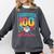 100 Days Of School Baseball Drip 100 Days Boy Girl Kids Comfort Colors Sweatshirt Pepper