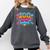 100 Days Of School Baseball Drip Ice Cream Costume Teachers Comfort Colors Sweatshirt Pepper
