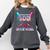 100 Days Of School Boy Kids Baseball Ice Cream Drip Teacher Comfort Colors Sweatshirt Pepper