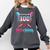 100 Days Of School Ice Cream Drip Baseball 100 Days Smarter Comfort Colors Sweatshirt Pepper